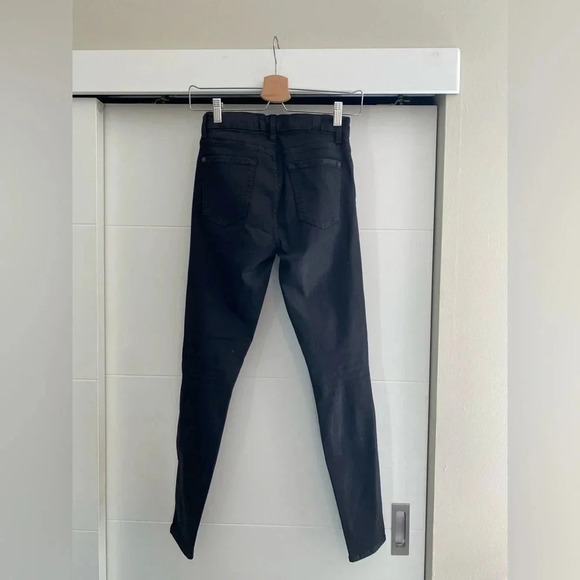 Metallic High Rise Skinny Ankle 7 For All Mankind Jeans - Picture 7 of 8